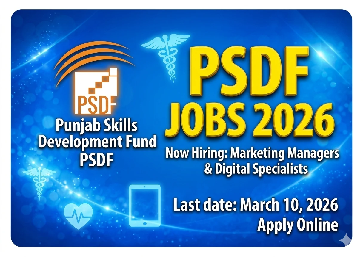 Punjab Skills Development Fund PSDF Jobs 2026 Apply Online