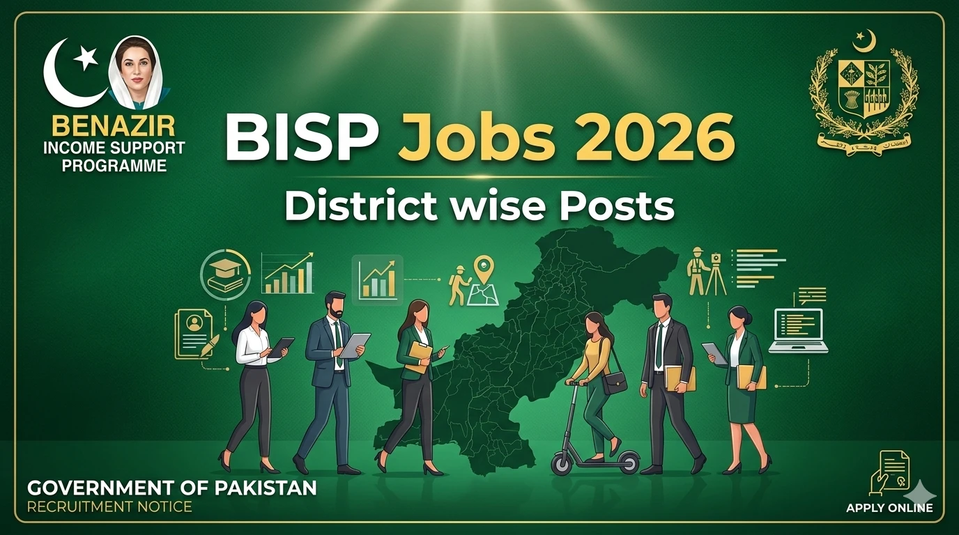 Benazir Income Support Program BISP Jobs 2026 Apply Online