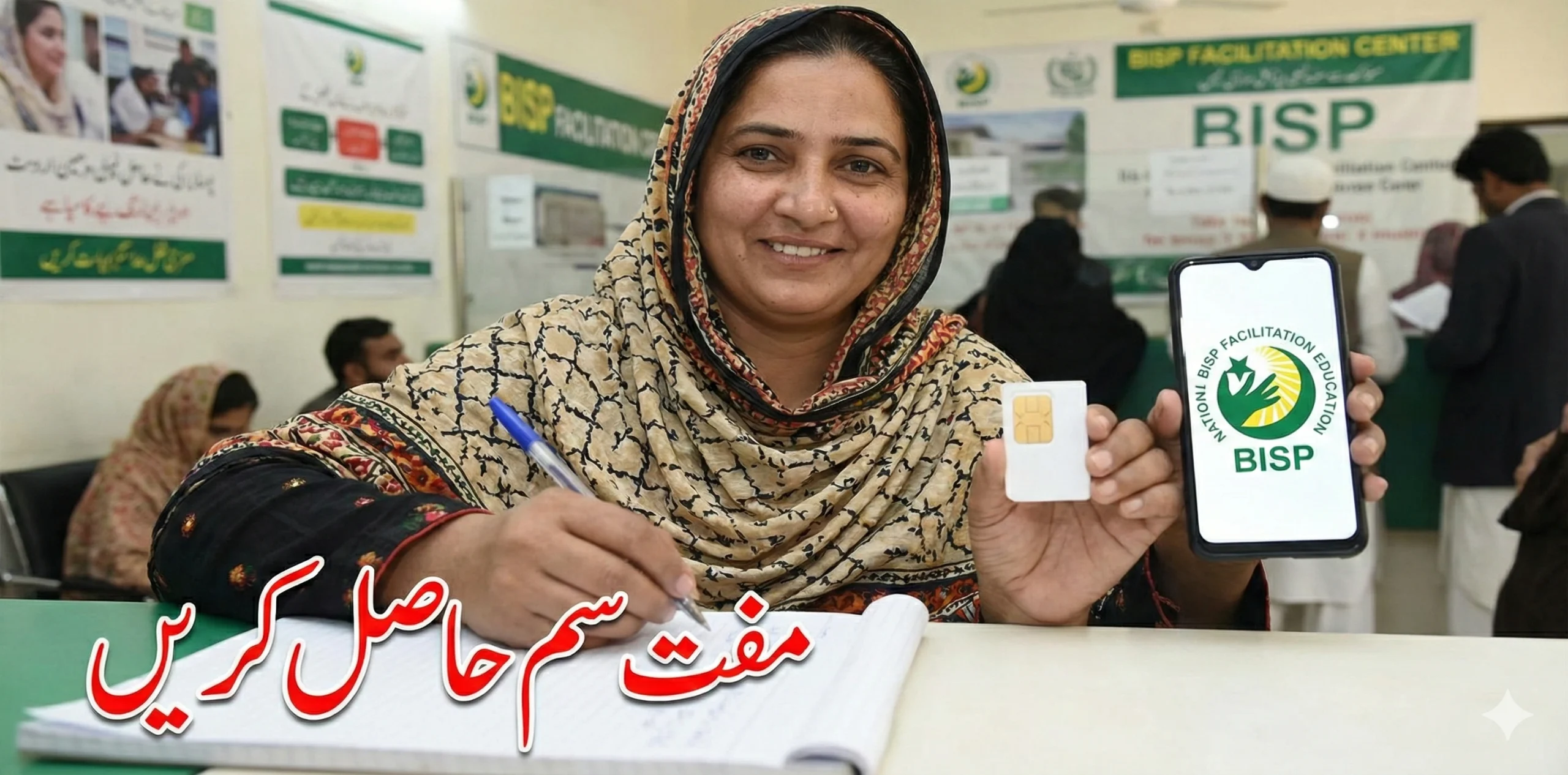 Free SIM for BISP Payment and Updates