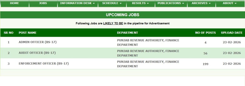 PPSC Enforcement Officer Jobs 2026