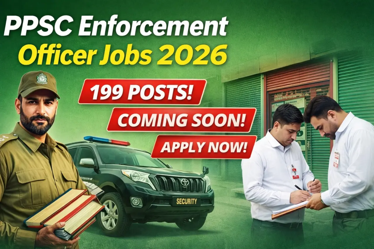 PPSC Enforcement Officer Jobs 2026 for 199 Posts
