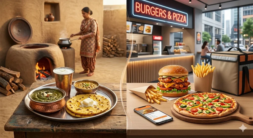 پنجاب کا دسترخوان: روایتی ذائقوں اور فاسٹ فوڈ کے درمیان بدلتا ہوا سفر
