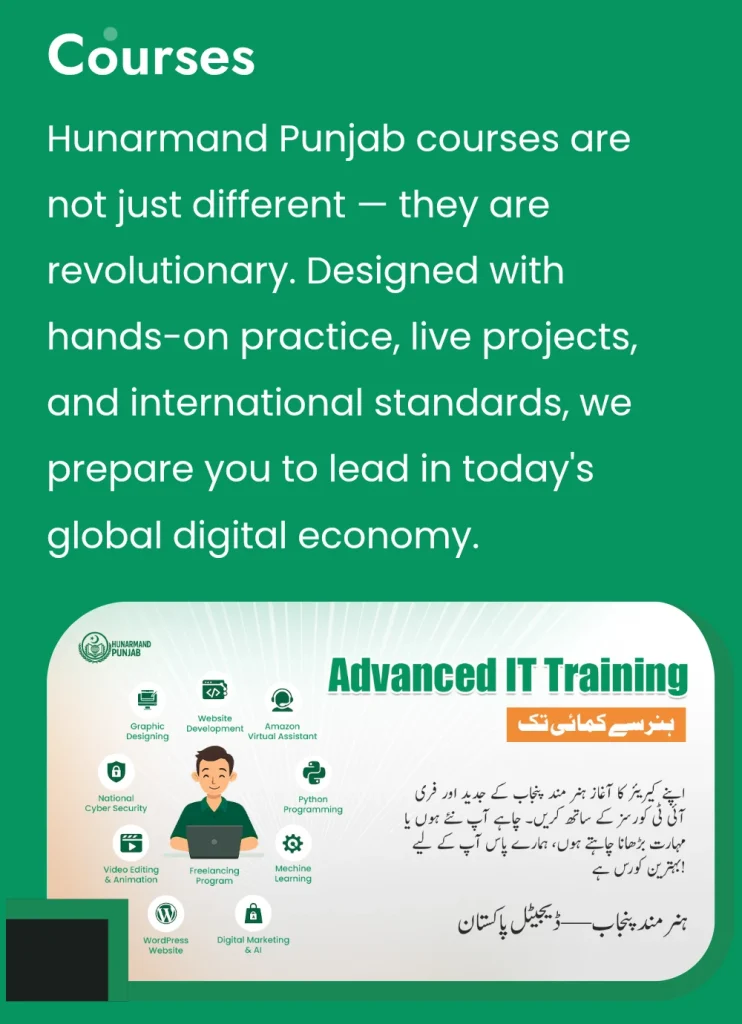 Hunarmand Punjab IT Training
