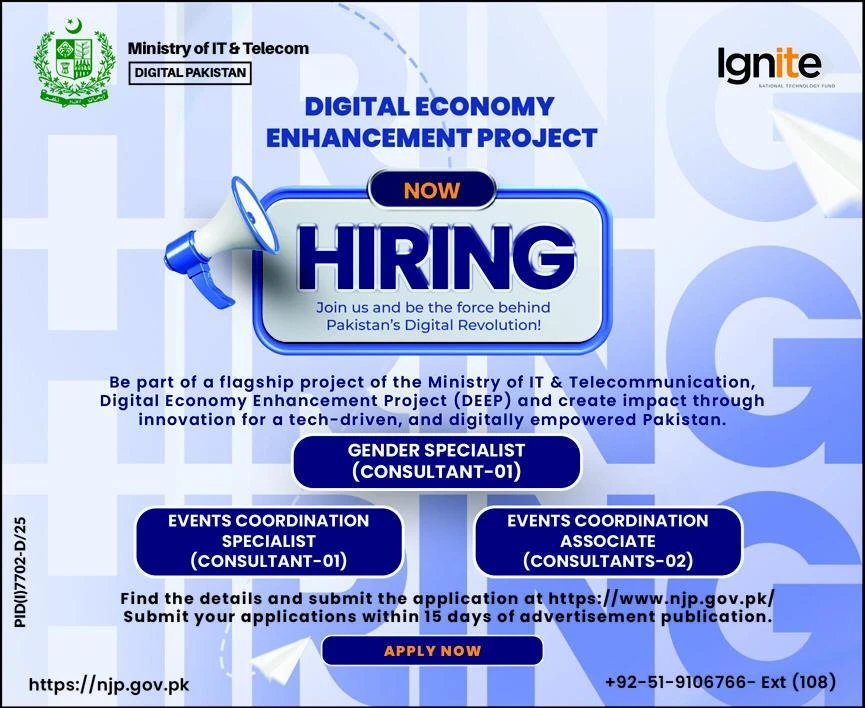 DEEP Ministry of IT Jobs 2026