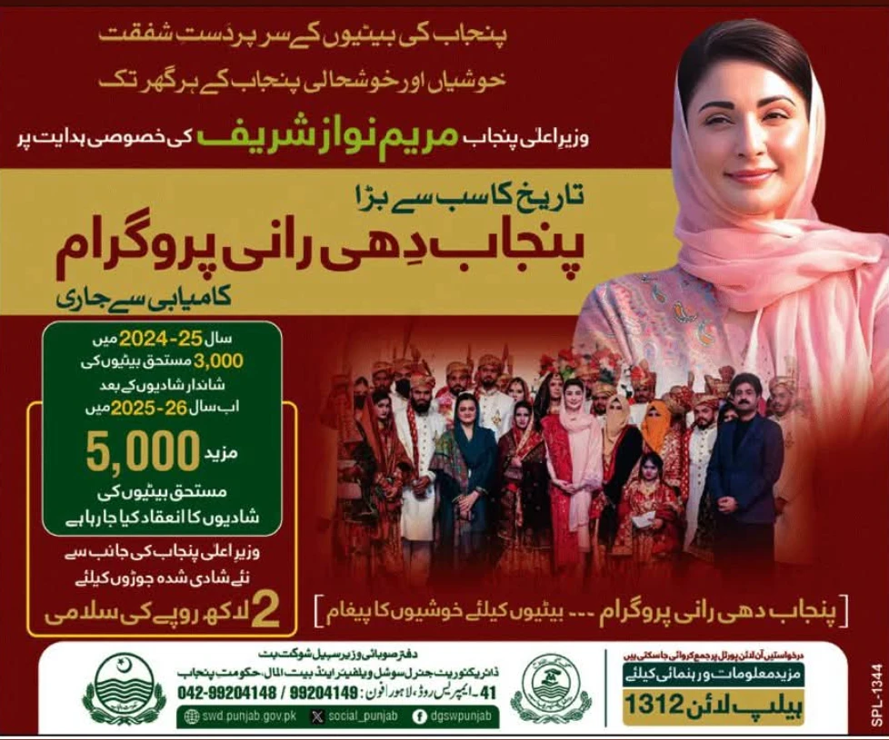 
​پنجاب دھی رانی پروگرام 2026