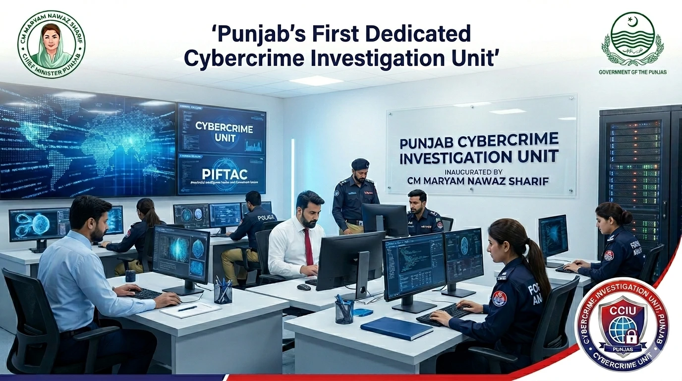 CM Maryam Nawaz Launches Punjab’s First Dedicated Cybercrime Investigation Unit