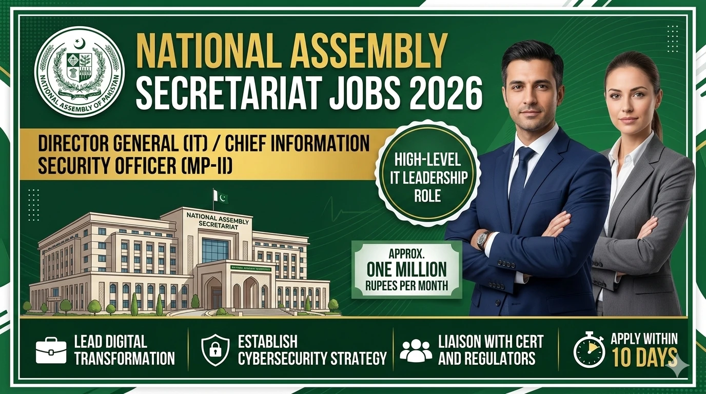 High-Level IT Leadership Opportunity at the National Assembly of Pakistan