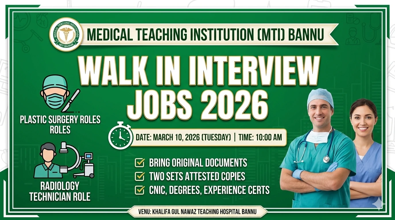 Walk in Interview Jobs 2026