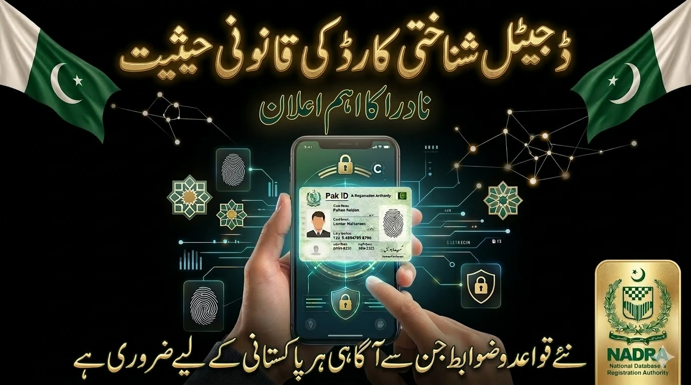 Digital CNIC Legal Status in Pakistan