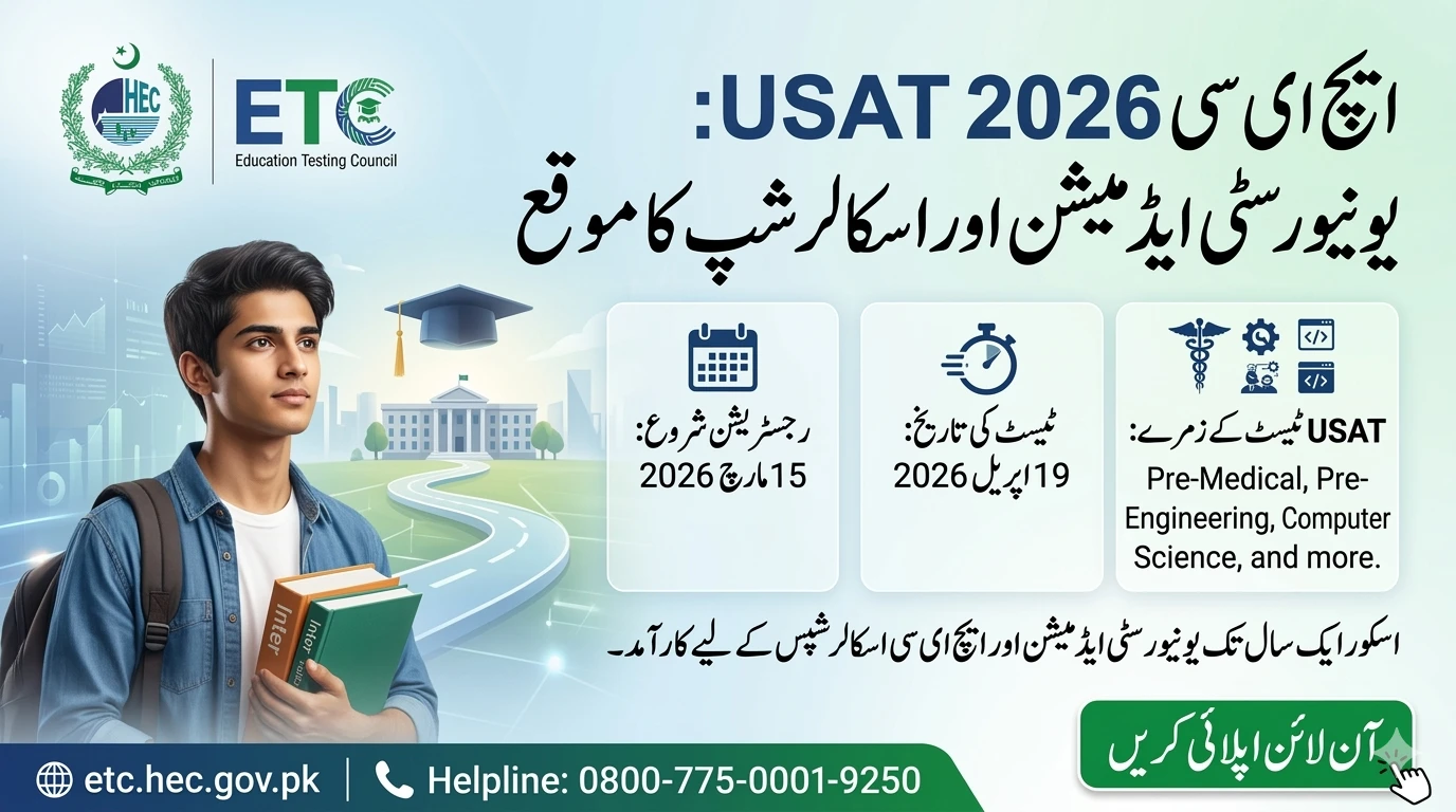 HEC USAT 2026: Your Complete Guide to Undergraduate Admissions in Pakistan