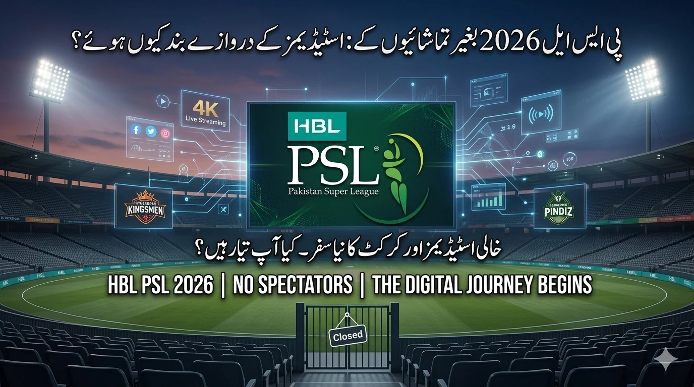 PSL 2026 Matches Without Spectators