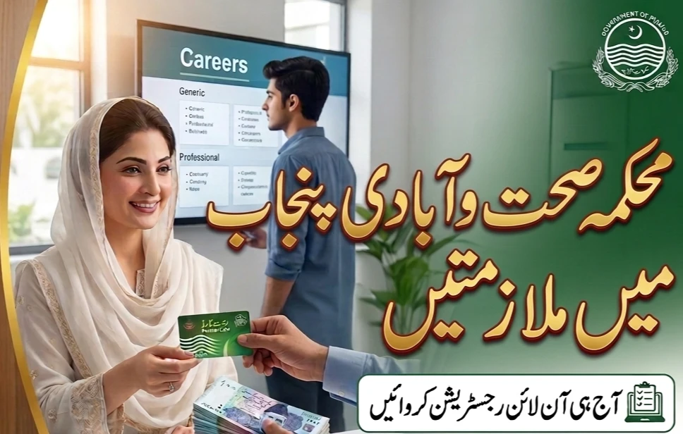 Health and population department jobs 2026