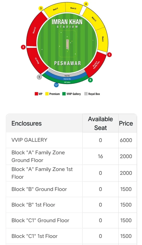 PSL 11 Tickets Online Booking
