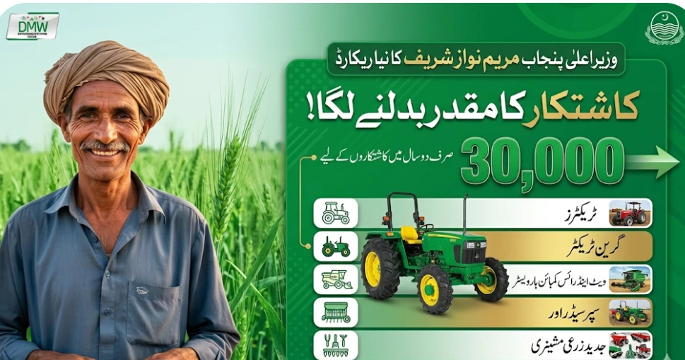 وزیراعلیٰ پنجاب زرعی مشینری اور ٹریکٹر سکیم 2026: کسانوں کے لیے بڑی خوشخبری