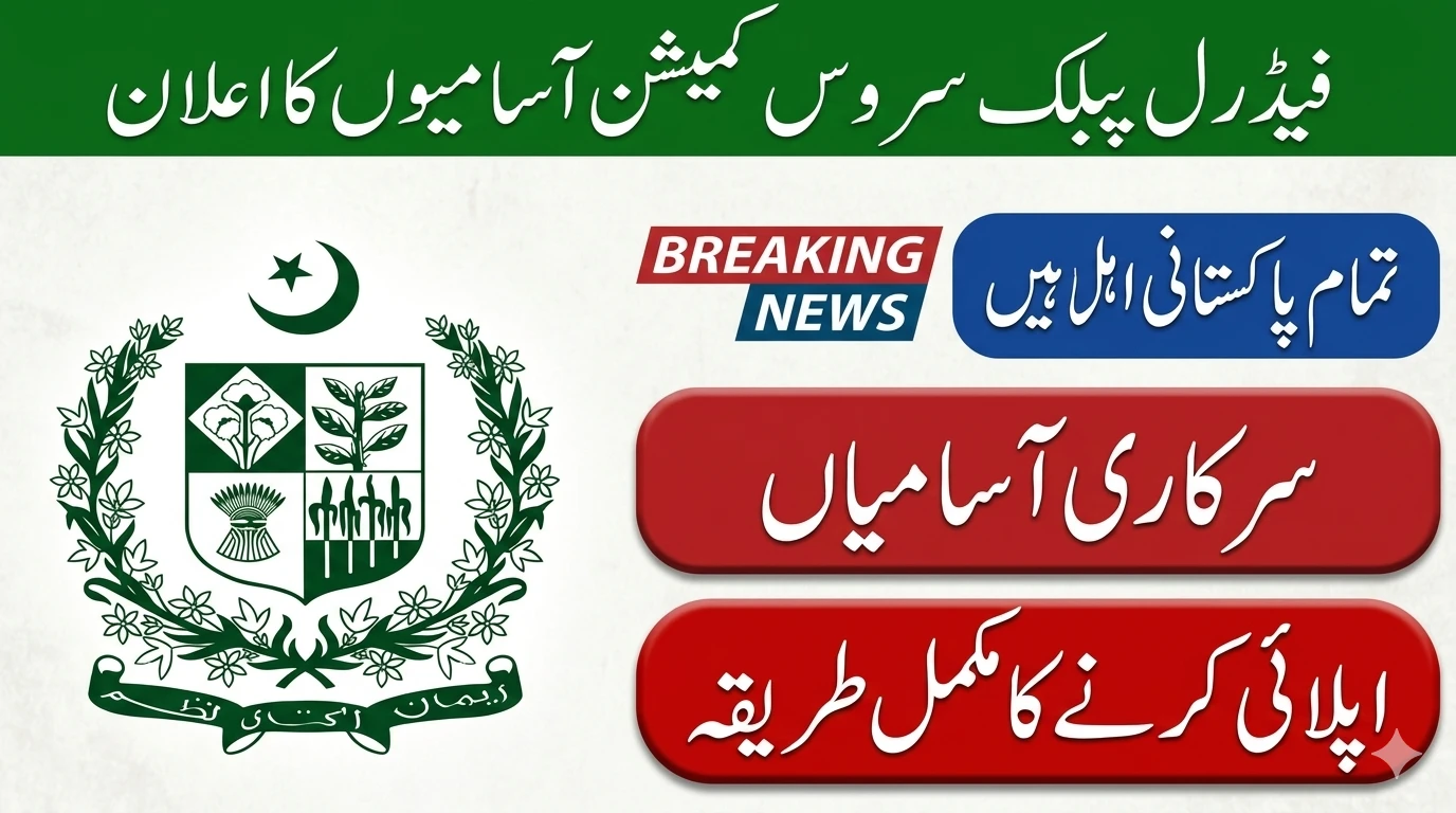 FPSC Advertisement No 1 2026