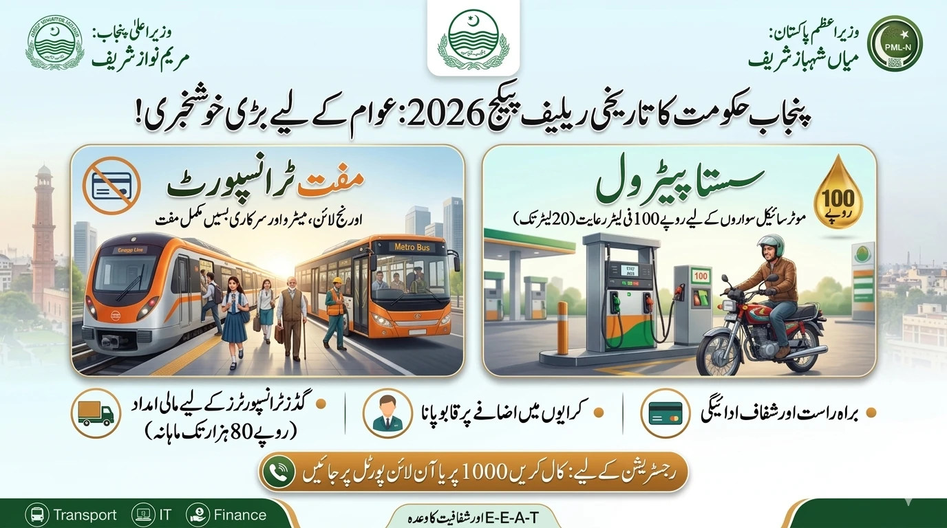 New Free Transport and Petrol Subsidy Scheme