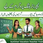 Punjab Government Announces 2026 Summer Vacation Teacher Training Program