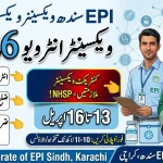 EPI Sindh NHSP Interview Schedule 2026