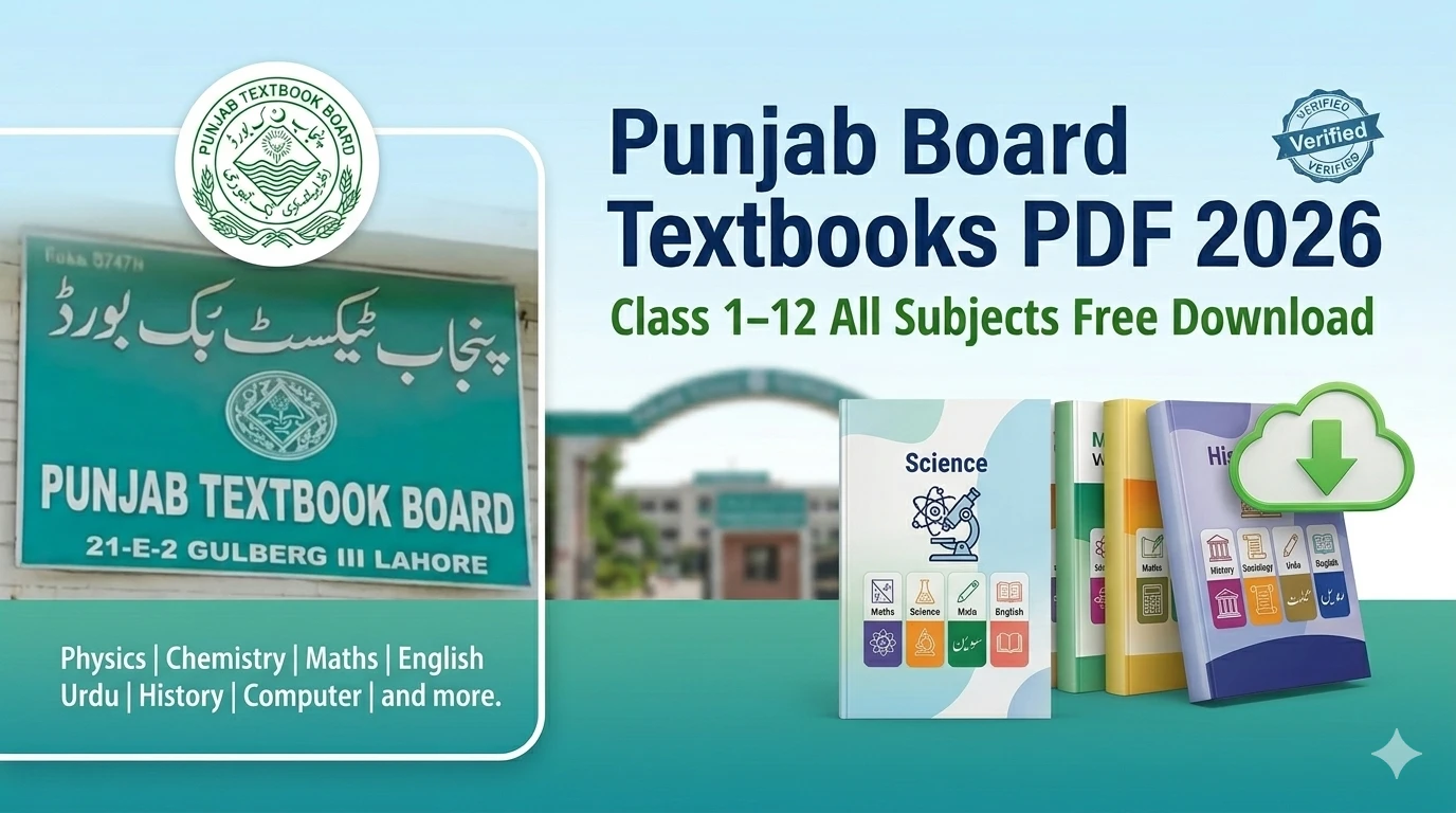 Download Punjab Textbook Board (PCTB) E-Books for Class 1 to 12: 2026 New Course Guide