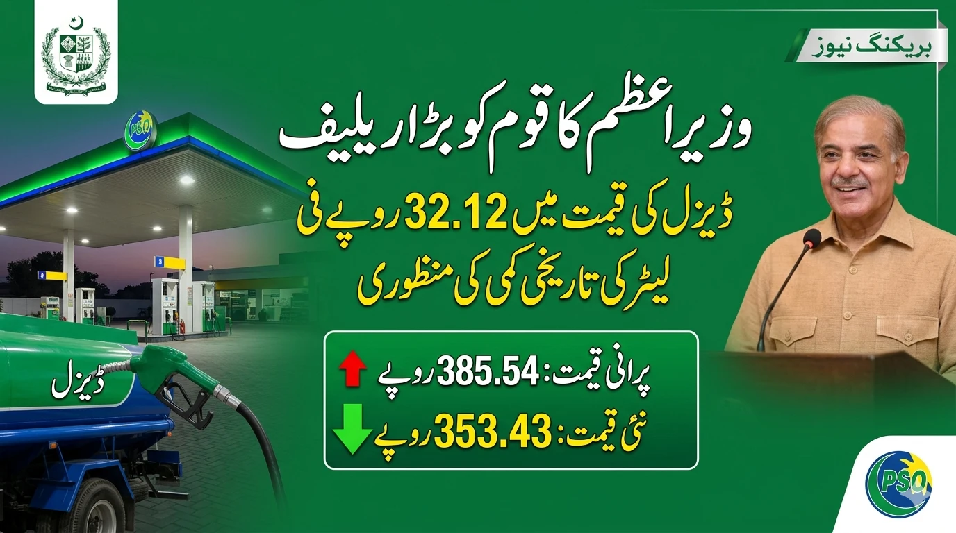Diesel Price in Pakistan April 2026