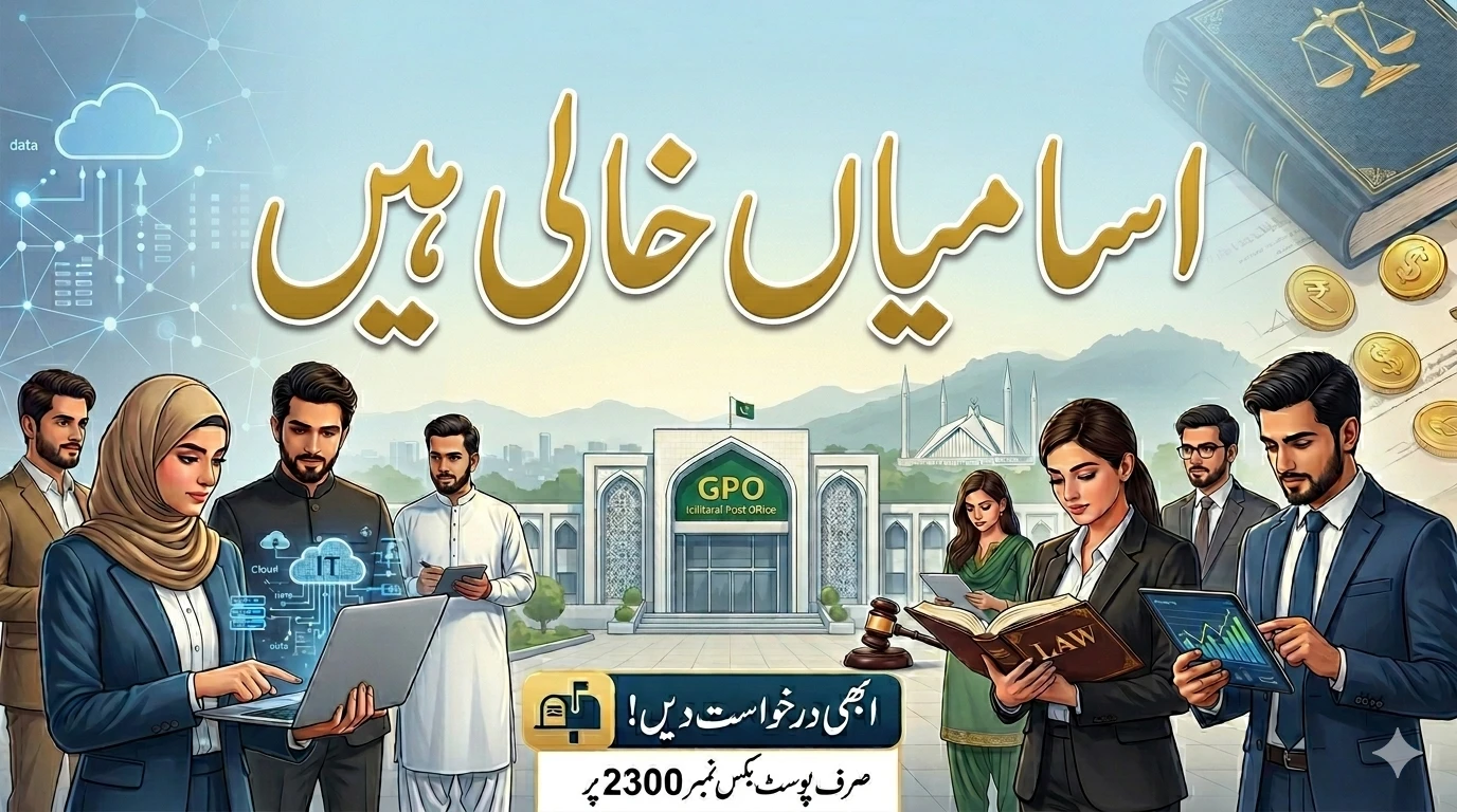 P.O. Box 2300 GPO Islamabad Jobs 2026: Deputy Director & Assistant Director Posts (Apply Now)