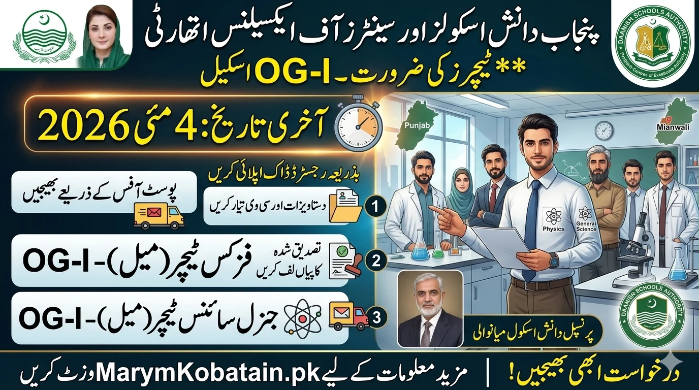 Daanish School Teaching Jobs 2026