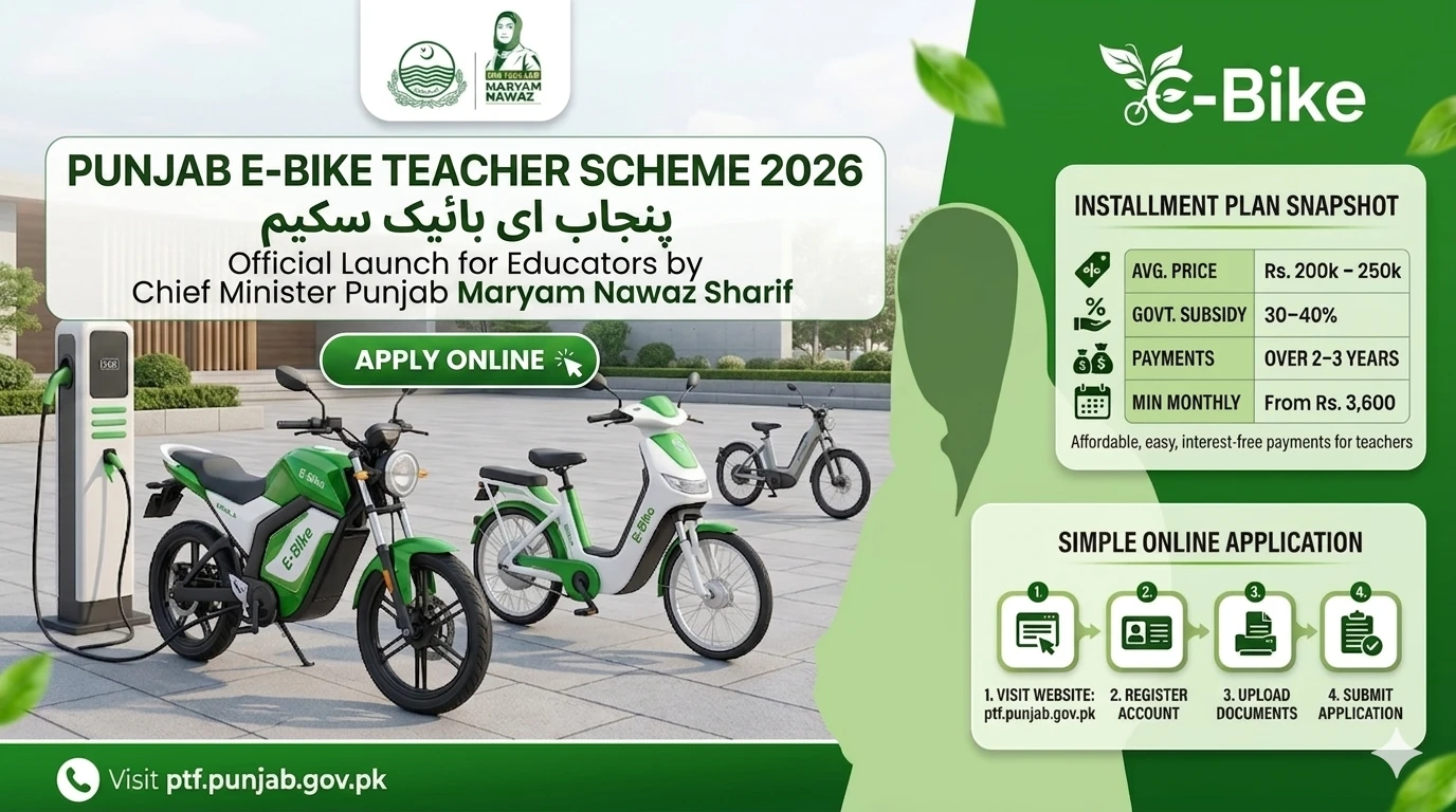 Punjab E-Bike Scheme for Teachers 2026