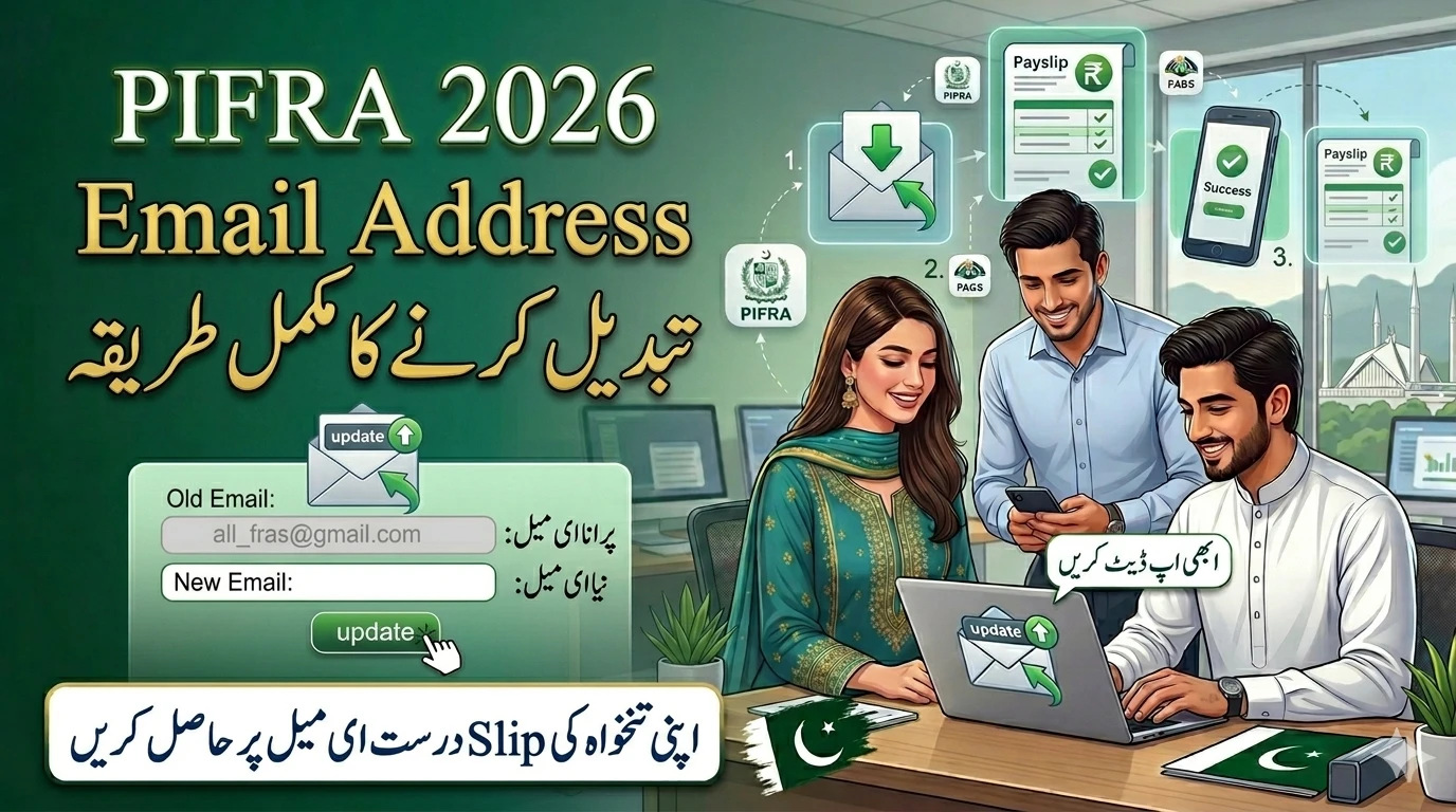 How to Change PIFRA Email Address