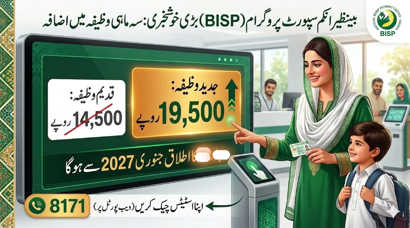BISP 19,500 PKR Stipend: How to Use the 8171 Web Portal for the New Increase