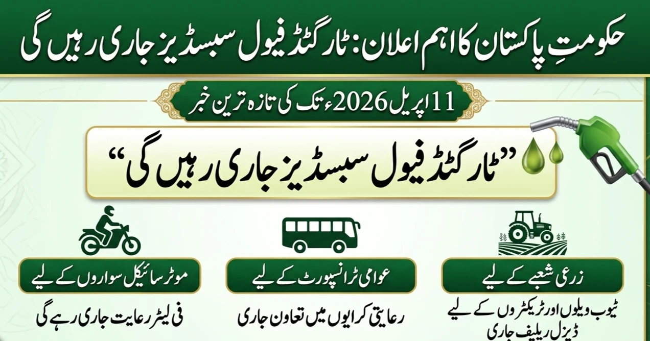 Targeted Fuel Subsidy Pakistan 2026